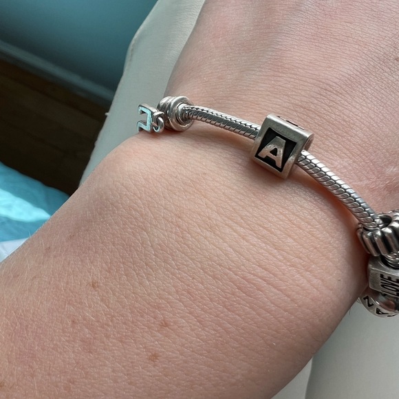 “A” Pandora Charm - Picture 6 of 8